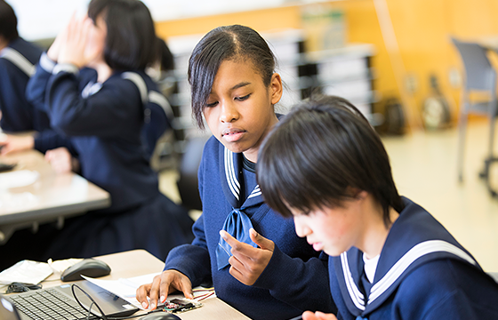 プログラミング授業の様子