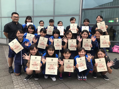 水泳部 神奈川県 女子総合5位 相模女子大学中学部 高等部