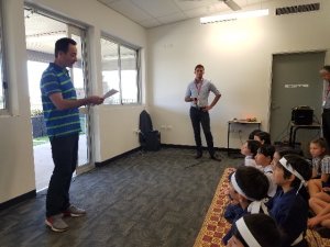 ライアン先生の挨拶