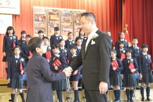 小野先生と握手