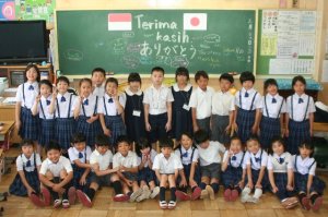 クラスで記念写真