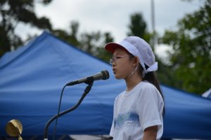 児童代表あいさつ