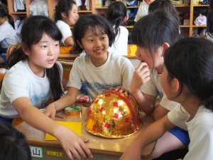 騎馬戦かぶと作り